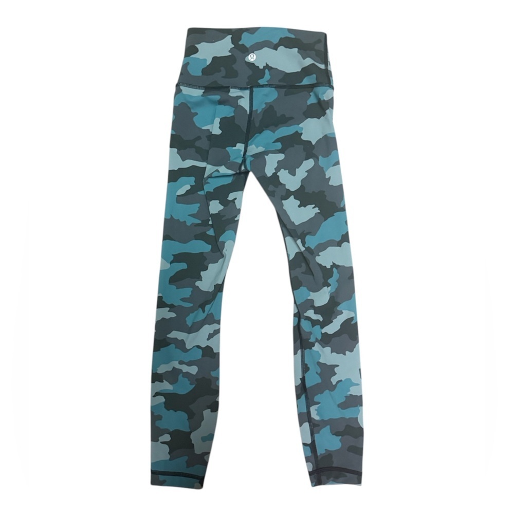 Lululemon Wunder Train High-Rise tight 28” size 4 Heritage 365 Camo Tidewater - Picture 5 of 8